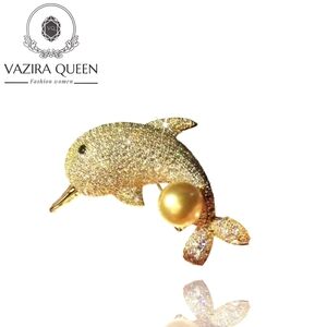 VQ Dolphin Brooch